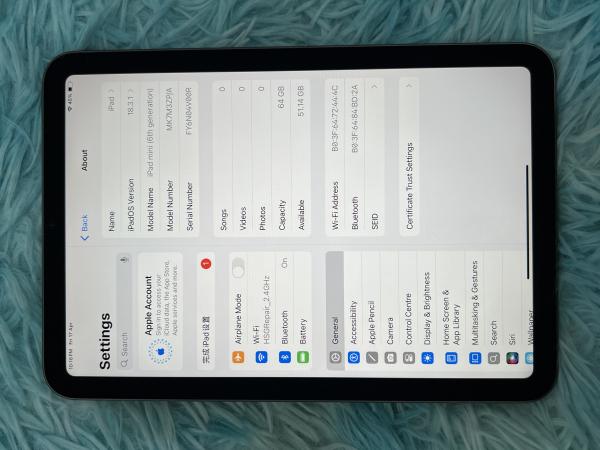 Apple iPad mini (6th Gen 2021)