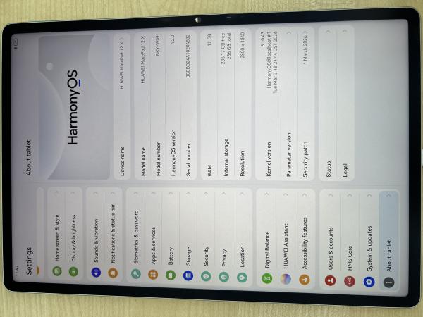 Huawei HUAWEI MATEPAD 12X