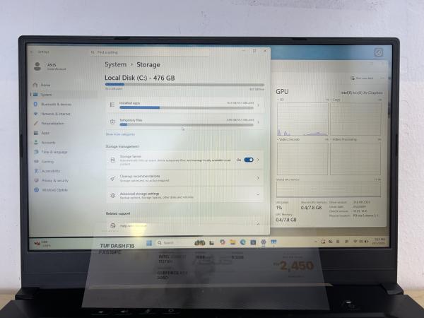 Asus TUF DASH F15 FX516PE