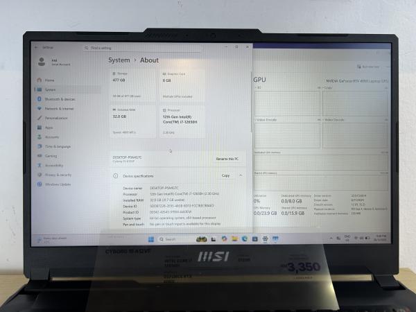 Msi CYBORG 15 A12VF