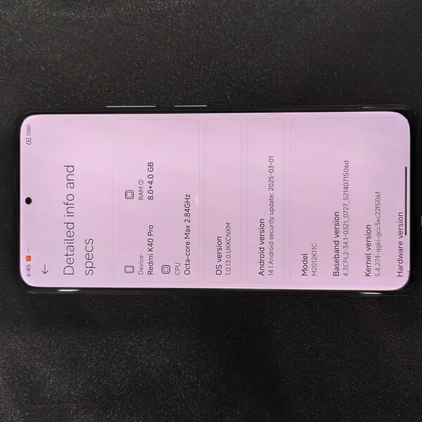 Xiaomi REDMI K40 PRO